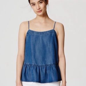 The Loft chambray tank
